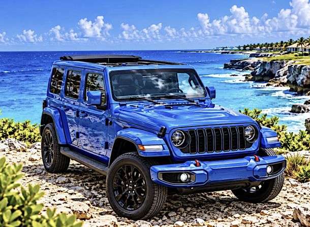 Rent a Jeep Wrangler ARUBA with unlimited mileage for 1, 2, or 3 days.